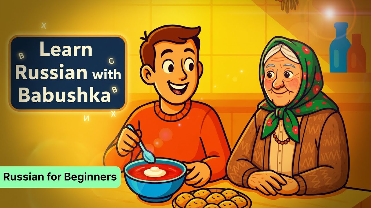 Learn Russian Language with Babushka - Slow Easy Russian for Beginners (A1)