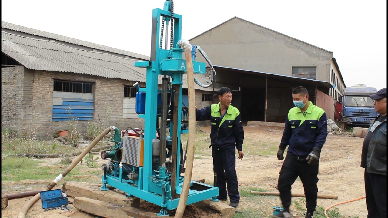 2021 Hot Sell Small Hydraulic Diesel Engine Water Well Drilling Machine