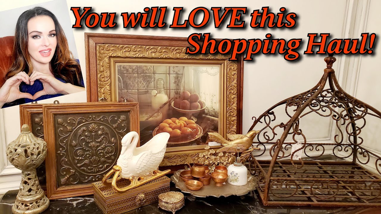 Awesome Marketplace, Thrift Store and Antique Store Shopping Haul! You will LOVE this Shopping Haul!