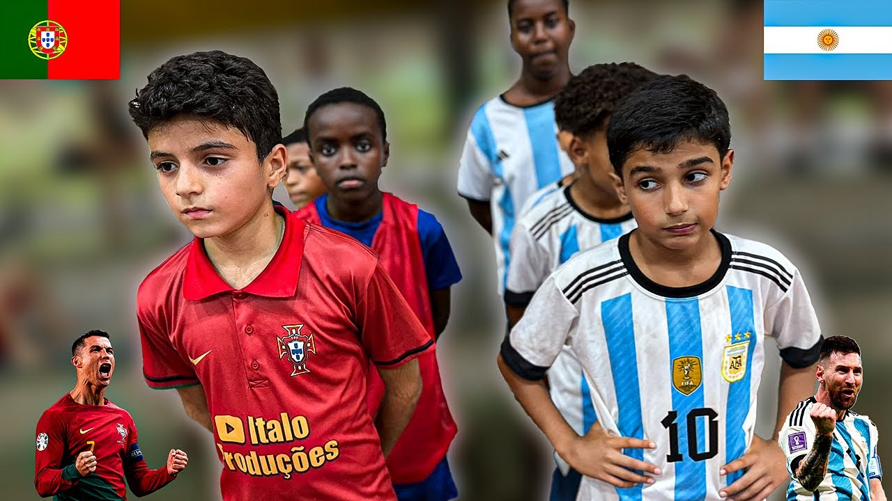 Argentina vs Portugal  - jogo INSANO🔥 Copa Santa