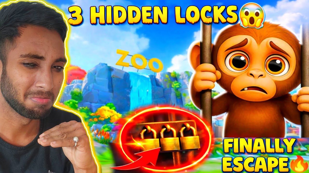 Zoo Ke 3 Hidden Locks Khol Diye! 😱🔥 | I Am Monkey Full Escape