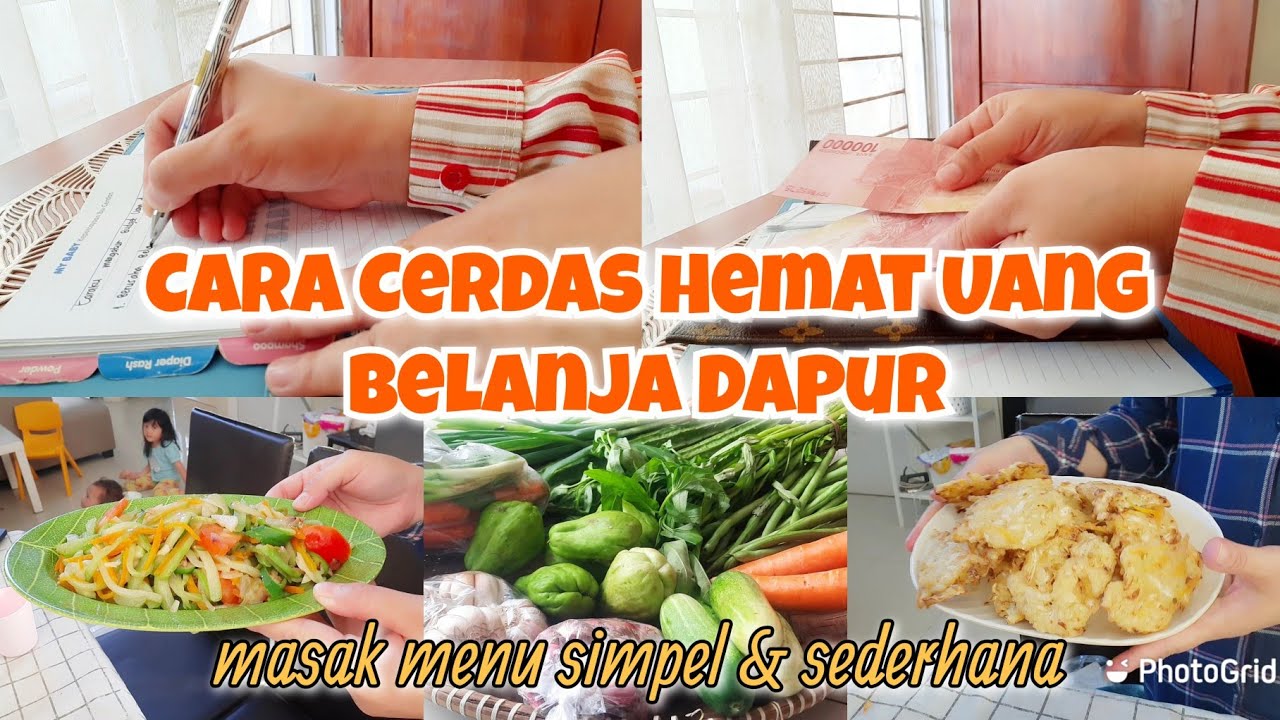 Cara Menghemat Uang Belanja Dapur|| Cara Cerdas Hemat Anggaran Dapur|| Masak Menu Sederhana
