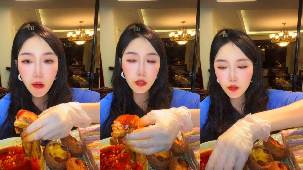 SPICY PORK BELLY MUKBANG ASMR EATING SHOW