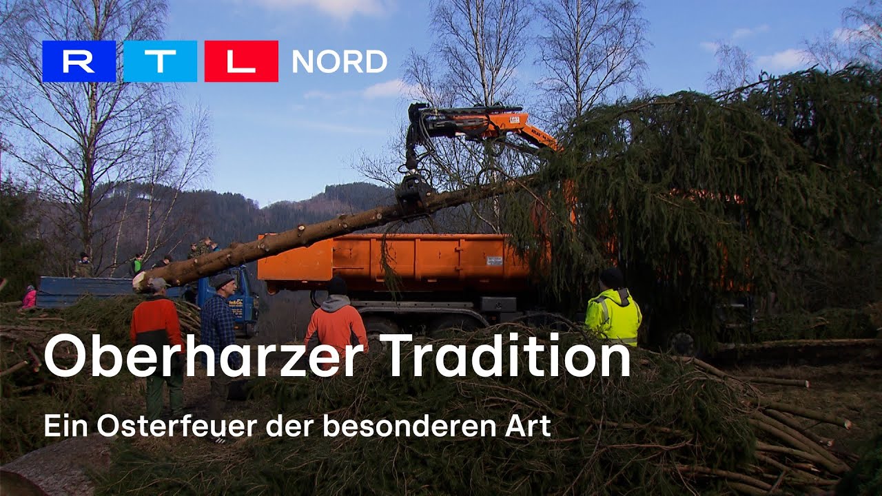 Osterfeuer-Tradition im Harz: Der Ostermeiler