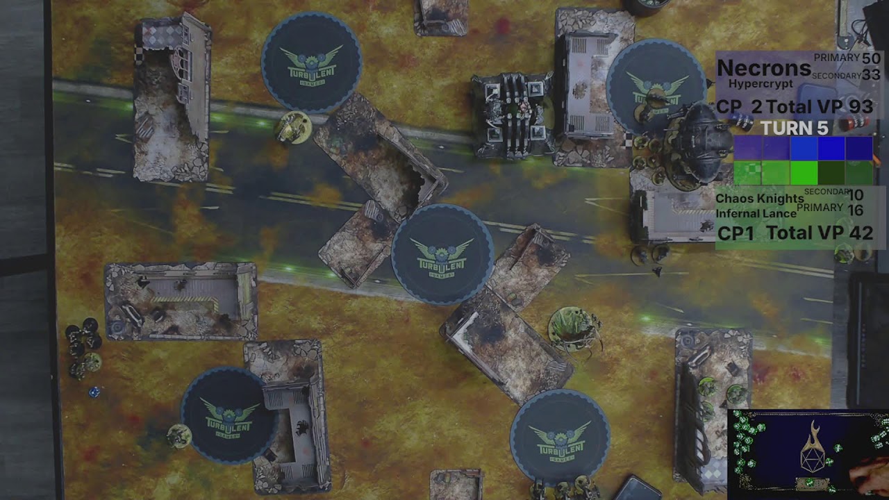 Chaos Knights v Hypercrypt Battle report