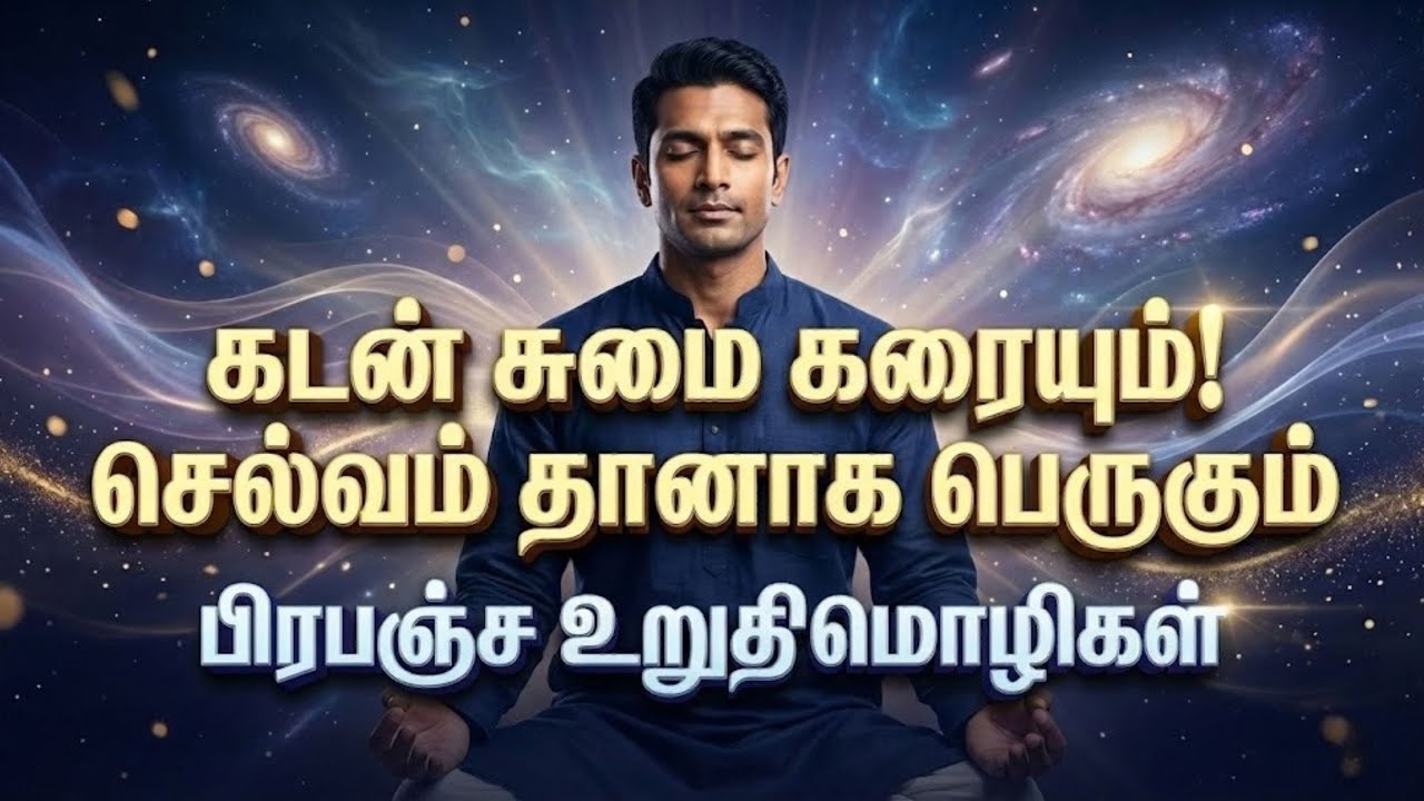 கடன் பாரம் நீங்கும் | செல்வம் இயல்பாக வளரும் பிரபஞ்ச உறுதிமொழிகள் #confidencecode  #affirmations