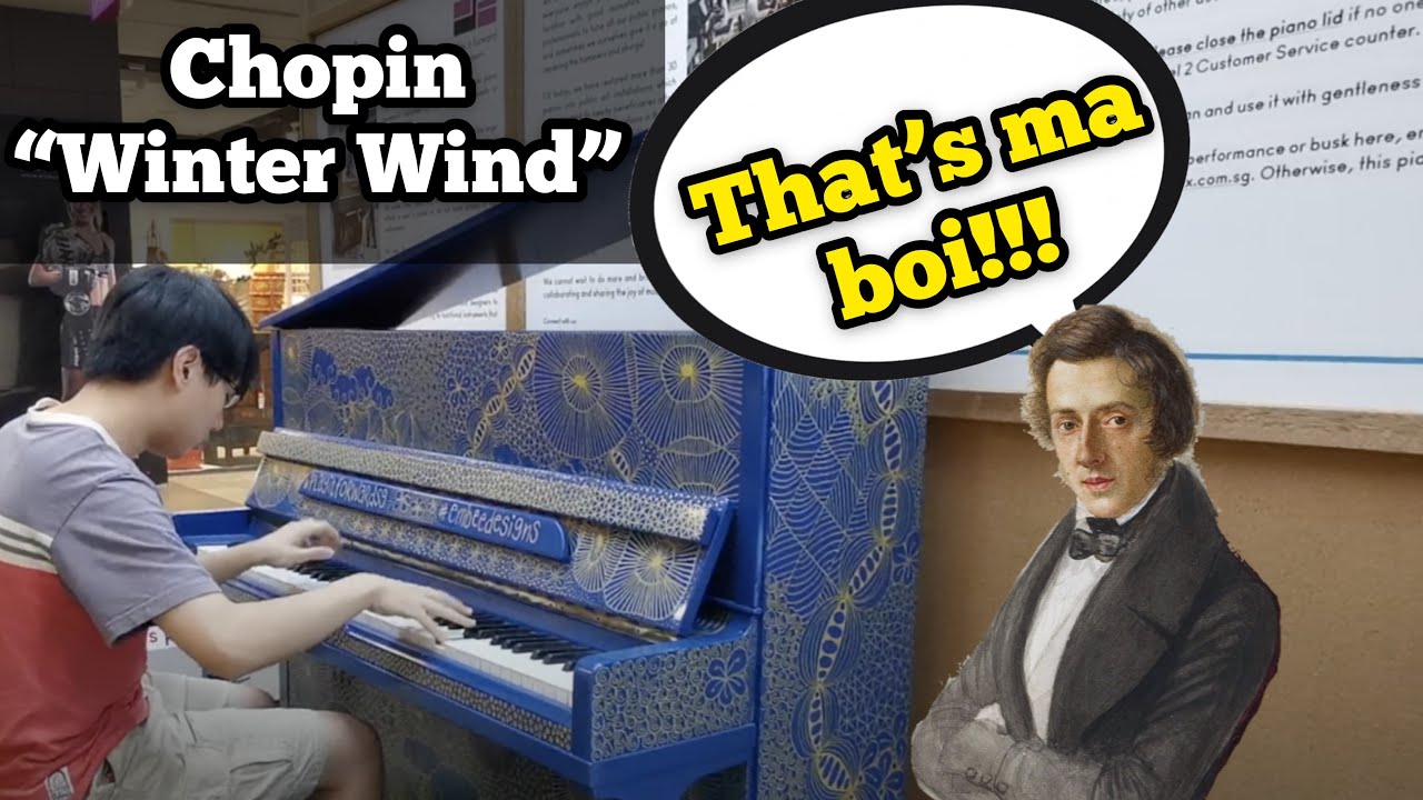 Chopin - Etude Op. 25 No. 11 (Winter Wind) | Street Piano Practice