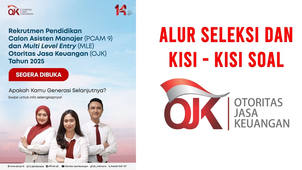 Kisi Kisi dan Soal Tes OJK 2025 PCAM 9 dan MLE