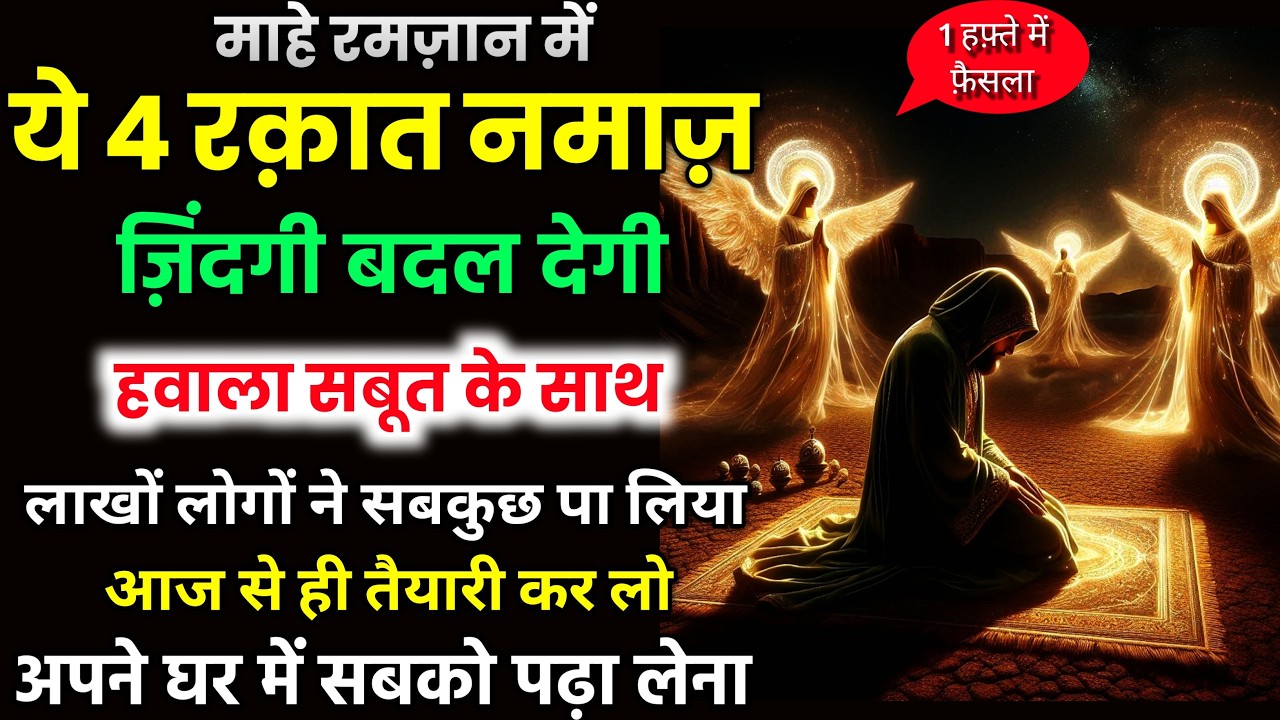 ये नमाज़ रमज़ान में ज़िंदगी बदल देगी | Ramzan Ki Khas Namaz | Sabse Powerful Wazifa for Hajat Murad