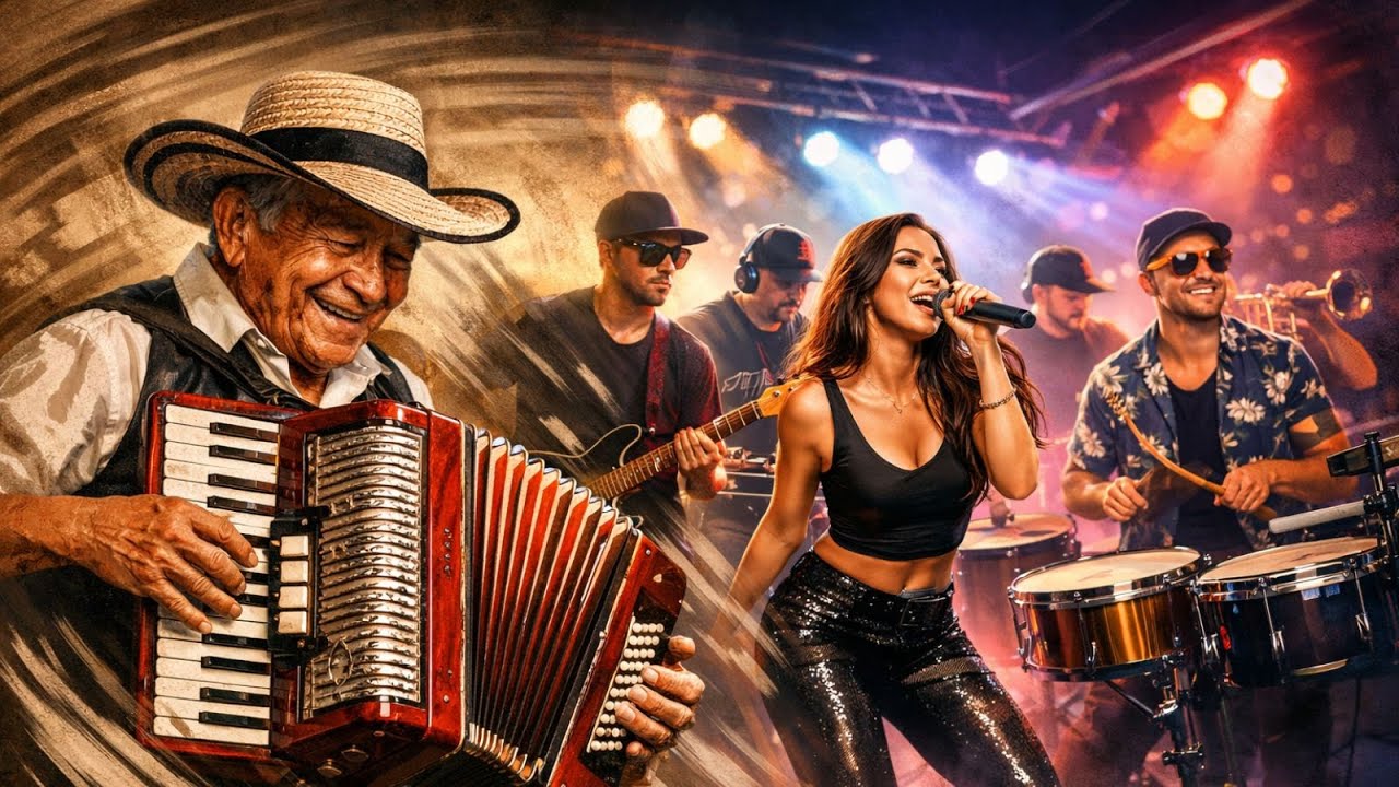 Andrés Landero & Grupo Perla Colombiana - Viento Libre 🕺🏽 Cumbias Norteñas del Recuerdo 2026