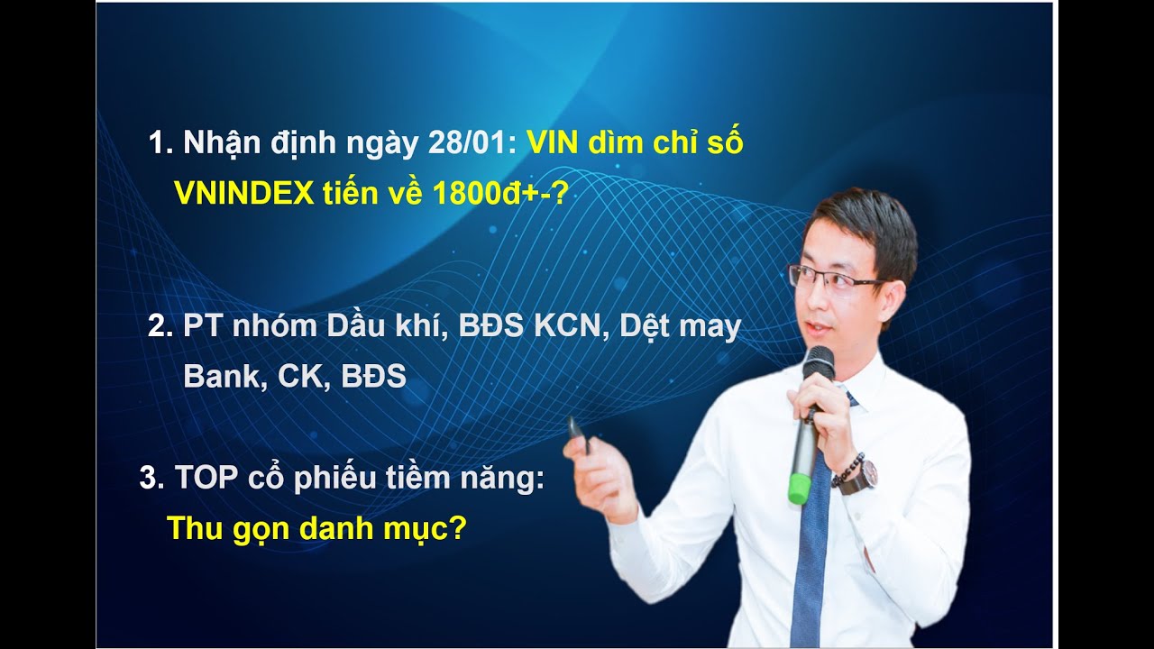 Chứng kho&aacute;n h&agrave;ng ng&agrave;y: Nhận định thị trường ng&agrave;y 28/01. VIN d&igrave;m chỉ số, C&oacute; n&ecirc;n thu gọn danh mục?