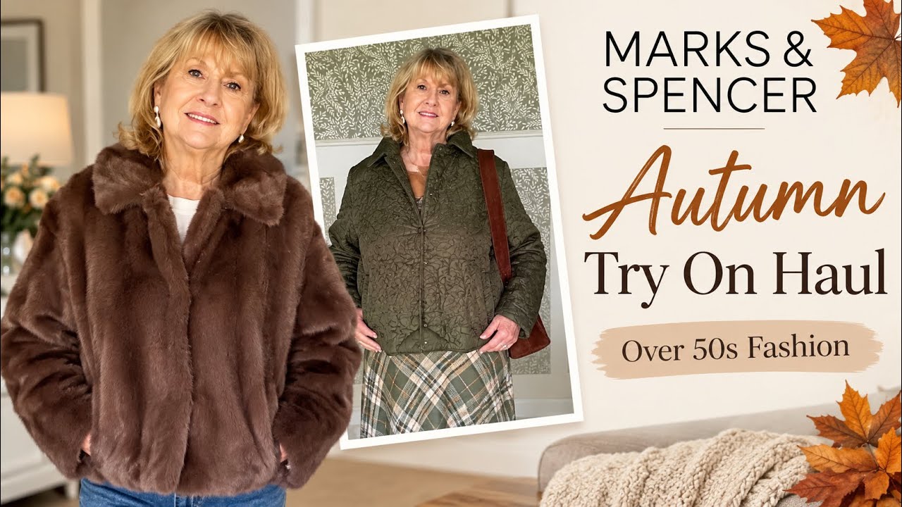 Примерка осенней коллекции из Marks & Spencer 🍂 | Потрясающая мода для тех, кому за 50
