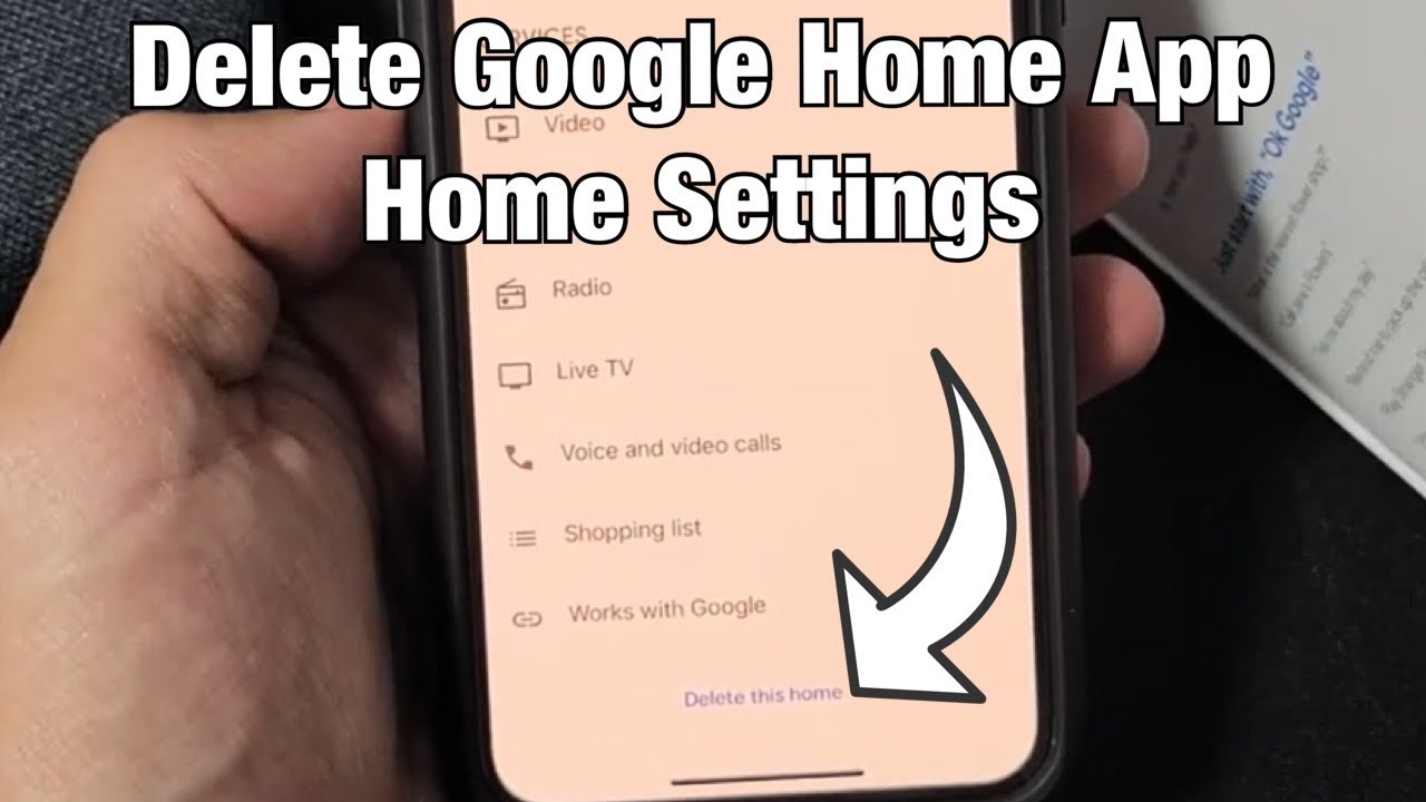 Google Home App: How to Delete/Reset Home Settings