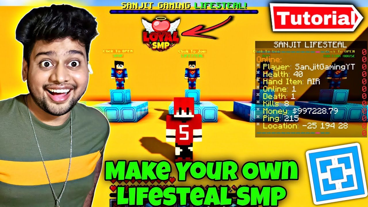 How To Make Your Own Lifesteal SMP Aternos | How To Make A Lifesteal SMP Like Loyal SMP & Lapata SMP