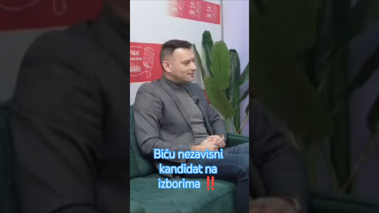 BIĆU NEZAVISNI KANDIDAT na Opštim izborima 2026.godine❗️ 