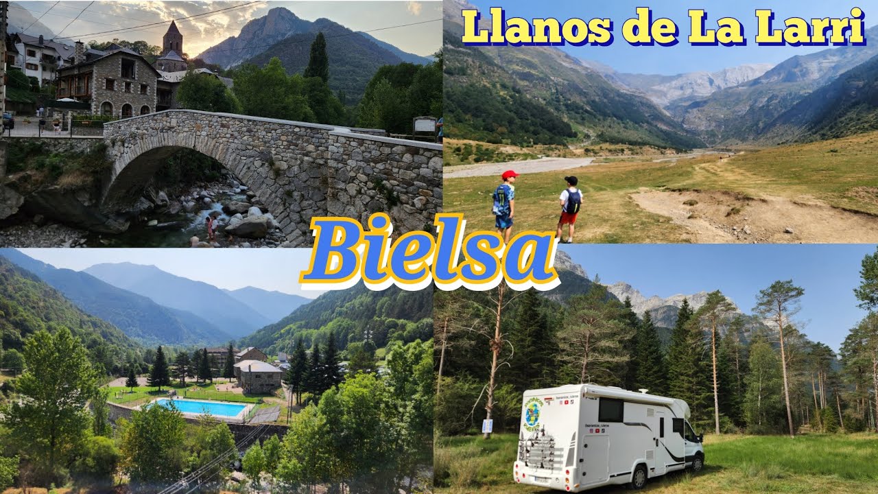 Ruta Llanos de La Larri en Bielsa 🗻🐂🐎. Y fiestas de Bielsa! En autocaravana 🚌