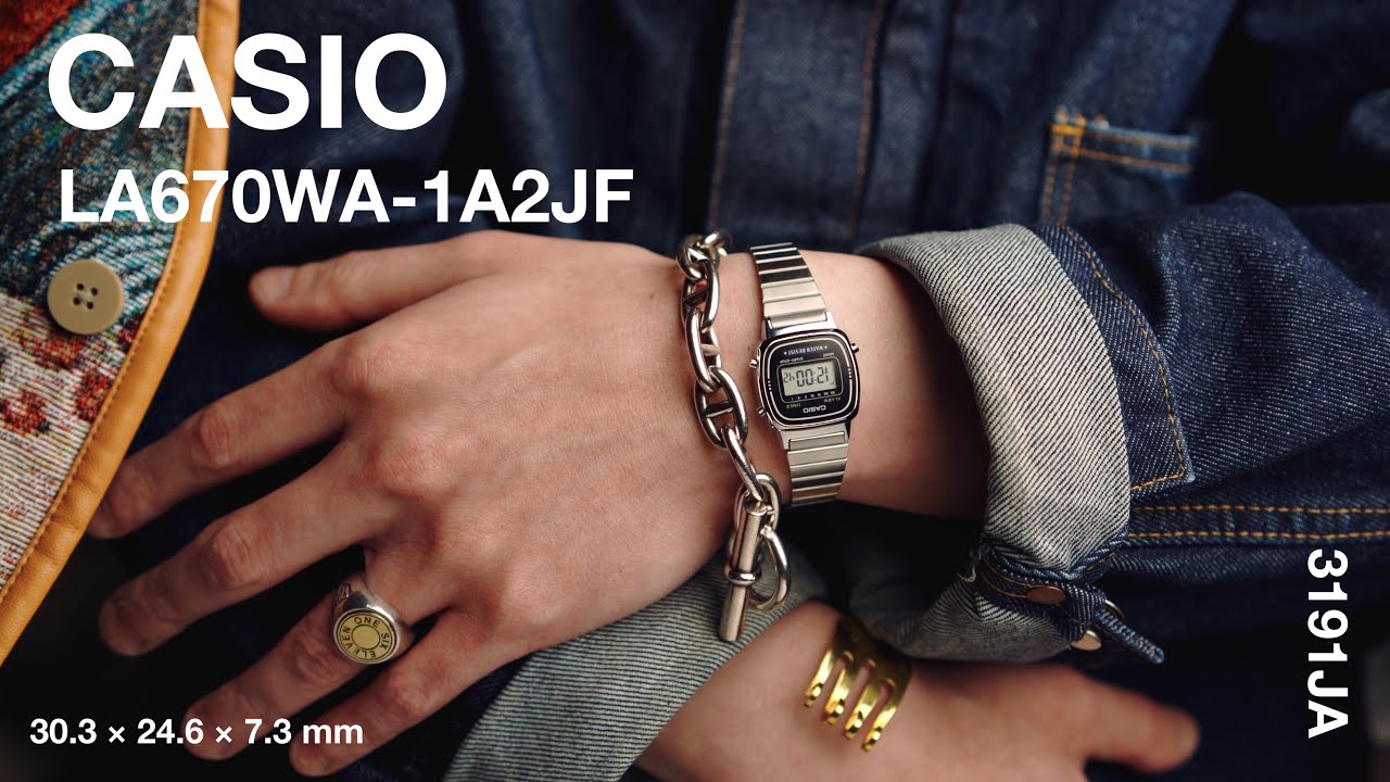 【チープカシオの遊び方】チプカシ　CASIO LA670WA デジタル腕時計