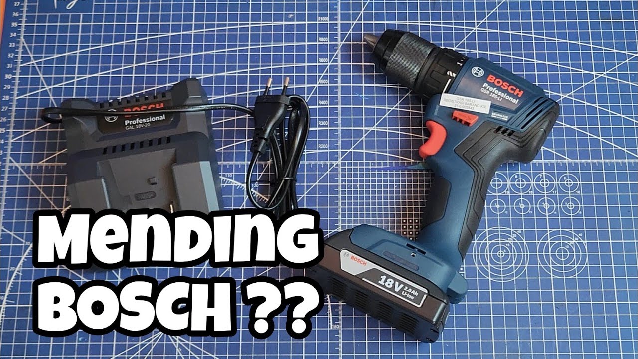 cocok untuk perkayuan dan baja ringan || cordless brushless drill Bosch GSR185Li