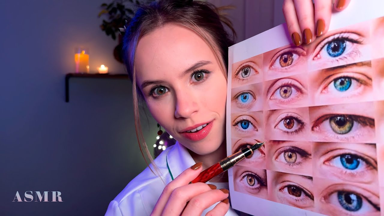 ASMR Me deixe mudar a cor dos seus olhos enquanto você relaxa INSANAMENTE 👁️