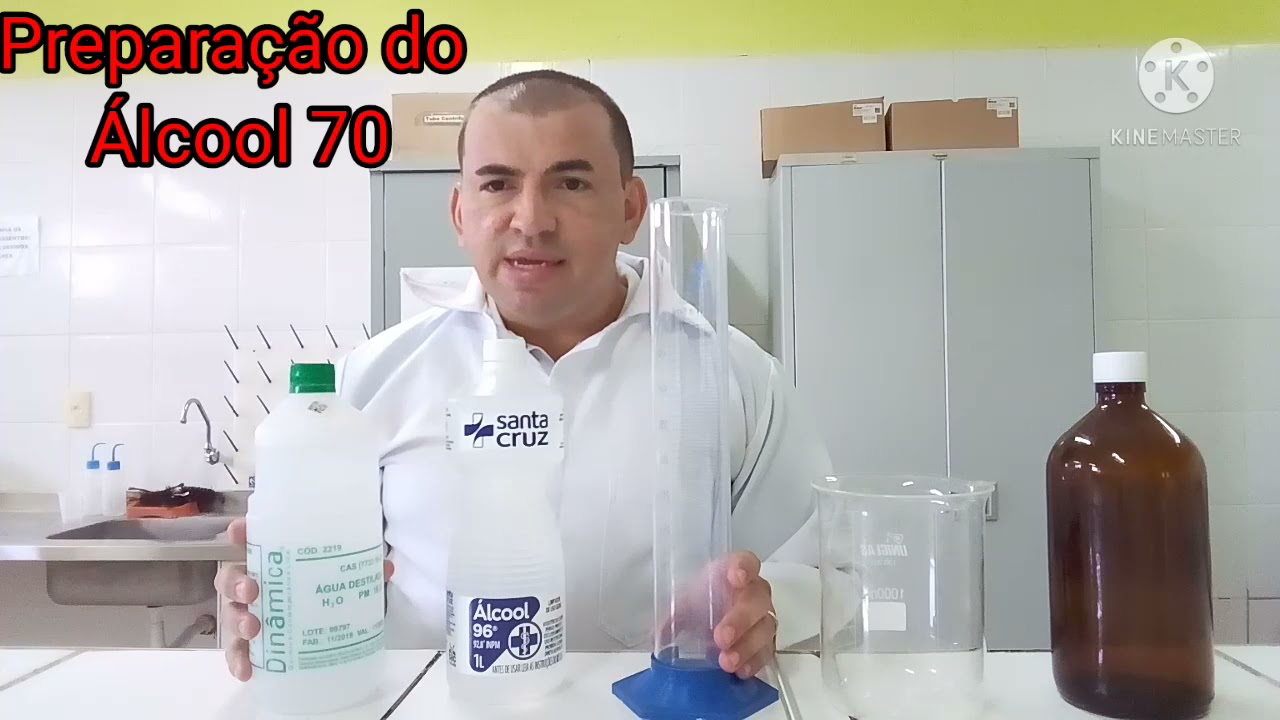 Preparação de Álcool 70