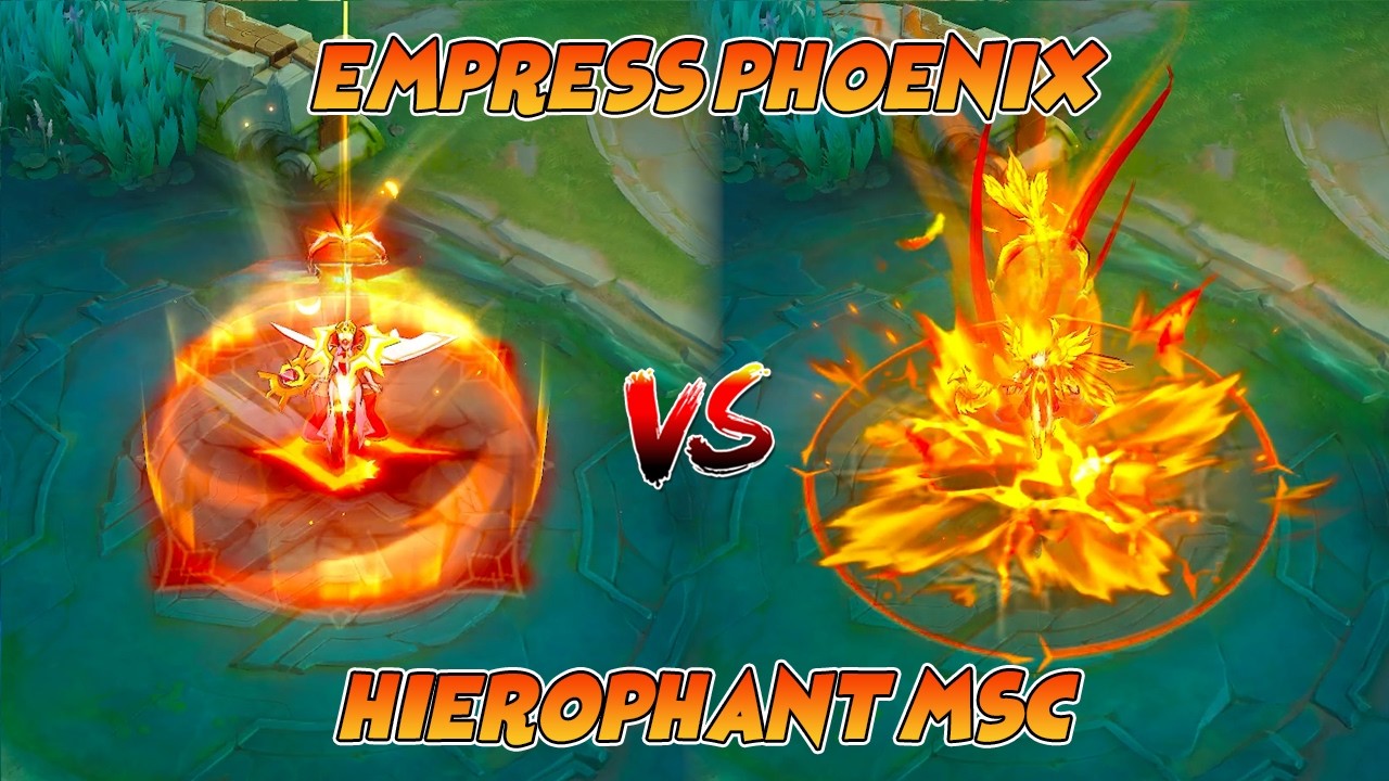Сравнение эффективности сывороток Pharma Optimized Empress Phoenix и Hierophant MSC.