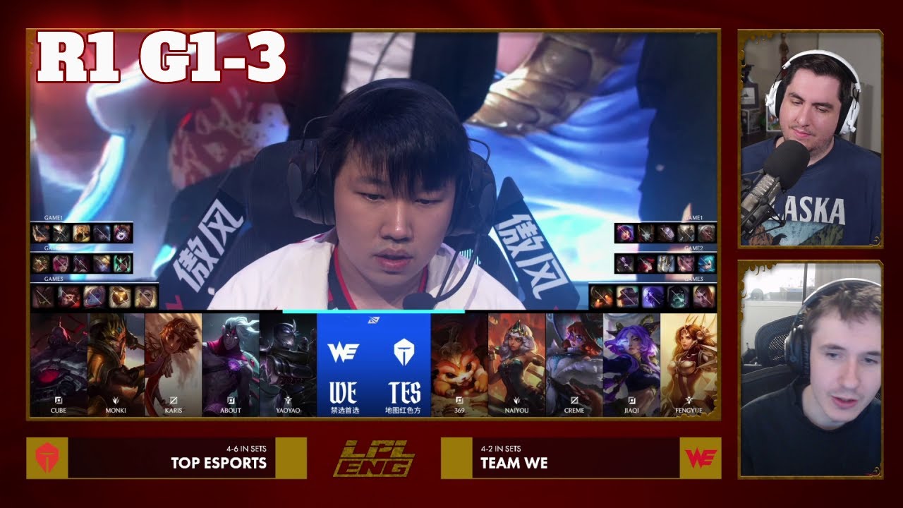 WE vs TES - Game 3 | Play-In Round 1 S16 LPL Winter Playoffs 2026 | Team WE vs Top Esports G3 full