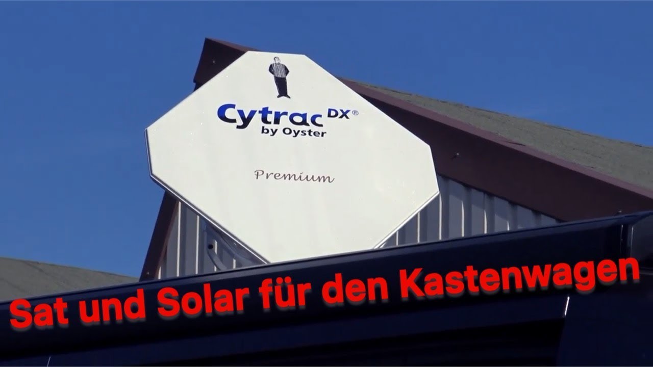 Solar- und Sat-Anlage für den Kastenwagen