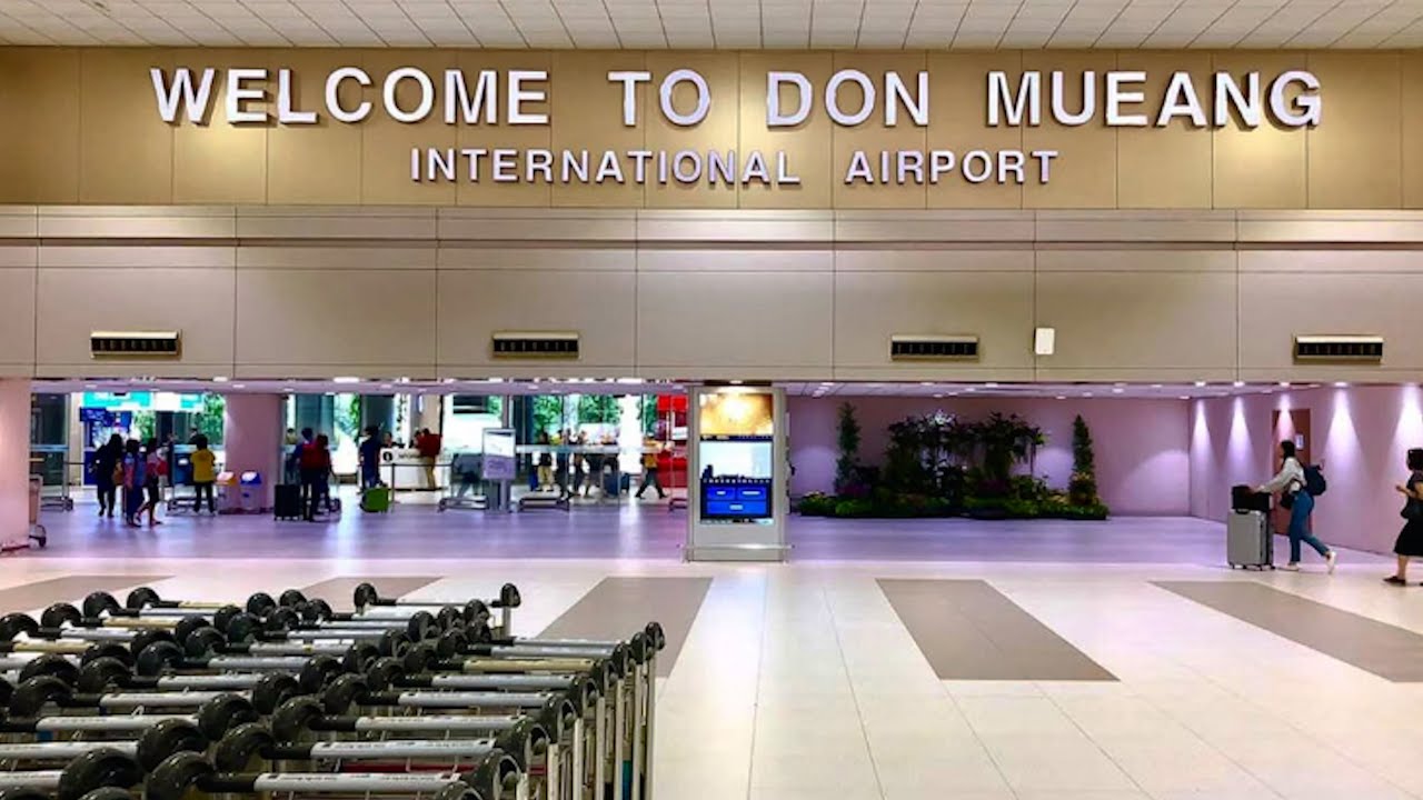 Arrival by airplane at Don Muang Airport in Bangkok, Thailand (2025) (4K) GUIDE (Bangkok Airport)