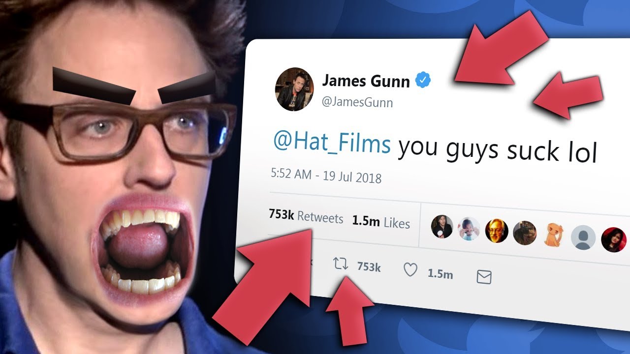 Reading James Gunns Tweets!