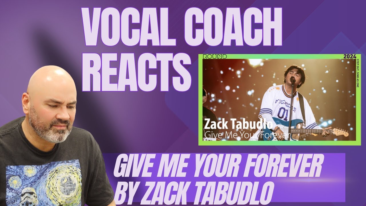 Vocal Coach Reacts: Zack Tabudlo's Soul-Stirring Live Performance of 'Give Me Your Forever'!