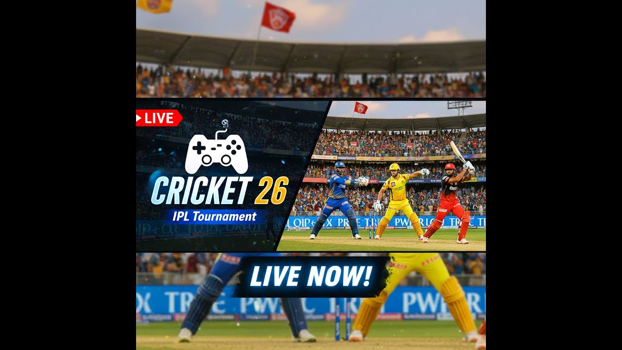 Cricket 26 gameplay ! Khatam kar hi denge aaj IPL tournament !