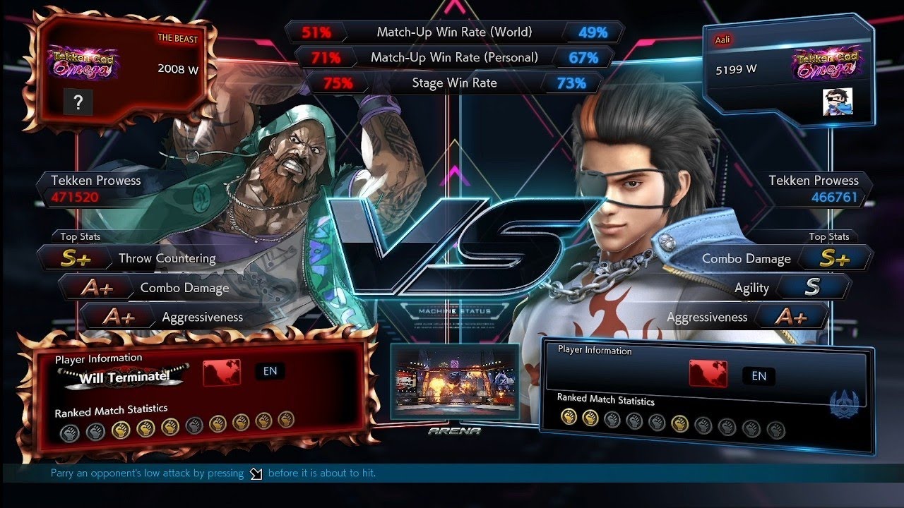 BSK (Marduk) VS Aali (Hwoarang) Tekken 7 Pakistan