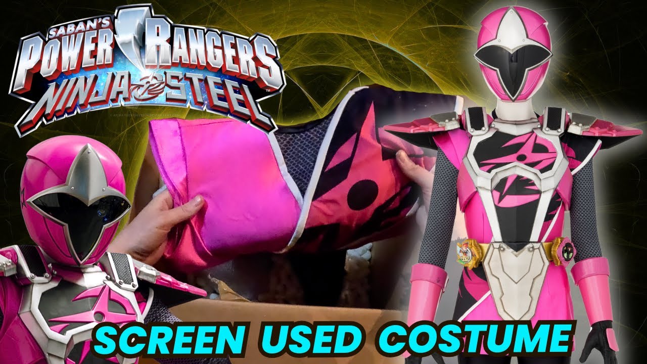 Распаковка: оригинальный костюм рейнджера Power Rangers Ninja Steel Pink Ranger