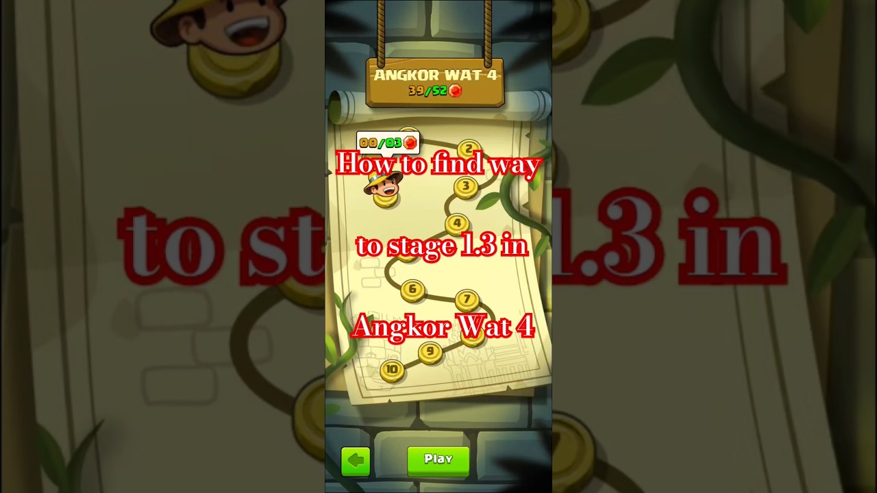 Diamond quest: Don't rush! Angkor Wat 4 path to  stage 1.3 #diamondquest #gamesforandroid #games