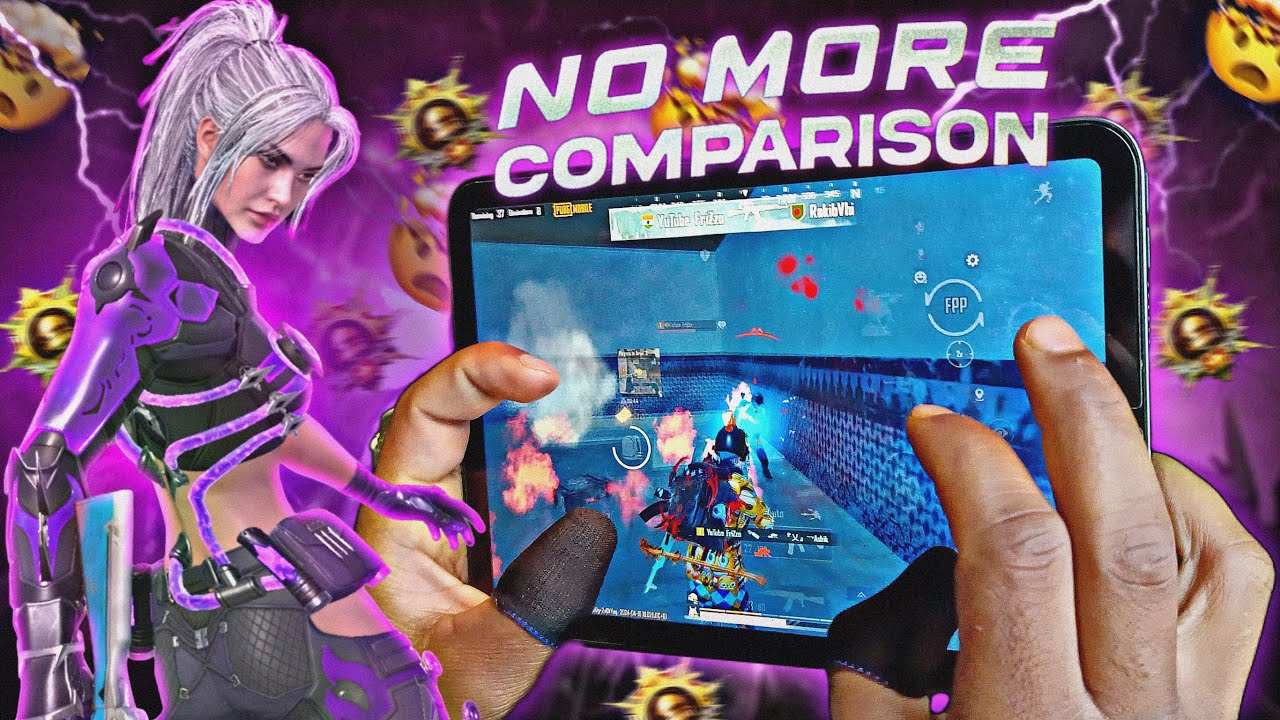 HANDCAM IPAD MINI 6 | 5 FINGER + GYRO🔥PUBG MOBILE GAMEPLAY/BGMI