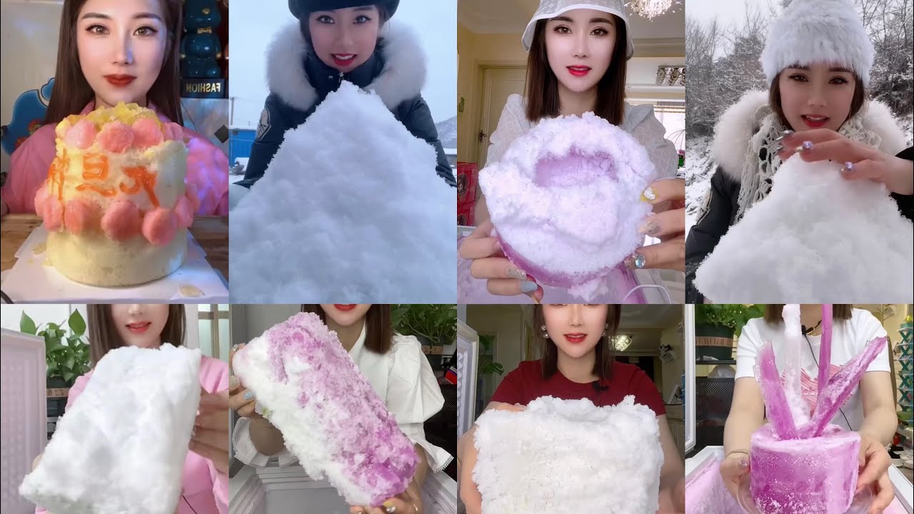✨HER SOLO✨| ONLY BITES🧊| ASMR ICE EATING | FREEZER FROST ICE | SNOW ICE | FLAVOURED ICE | ICE EATING