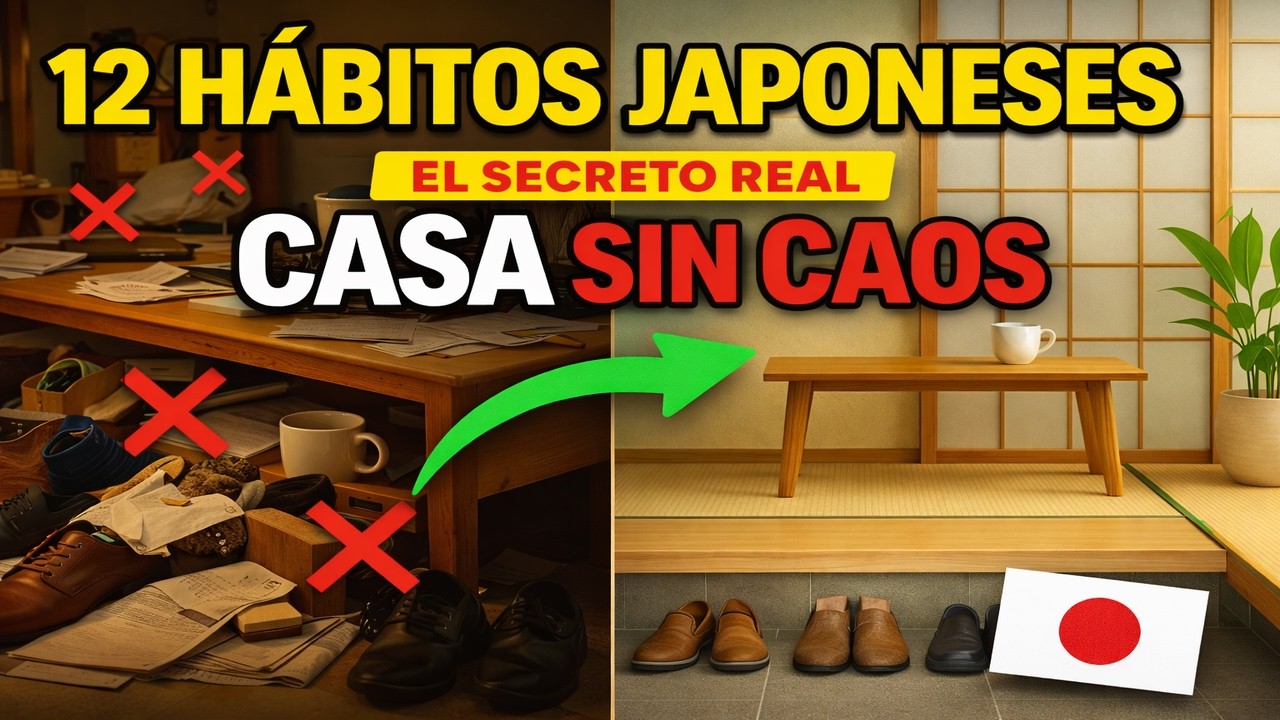 12 HÁBITOS Japoneses para NO Tener una Casa Desordenada | El SECRETO  para un Hogar Siempre LIMPIO