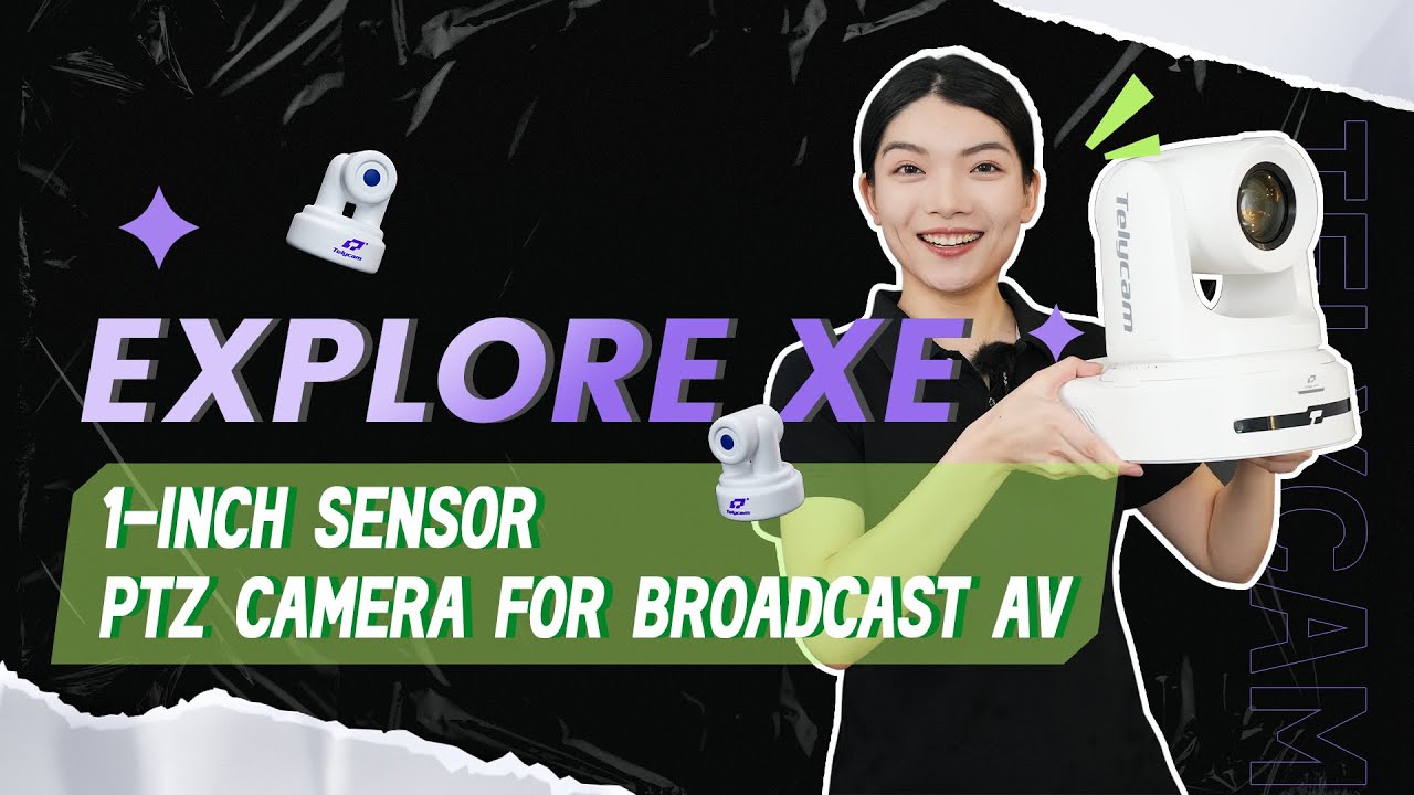 Introducing Telycam EXPLORE XE 1 inch Sensor PTZ Camera for BroadcastAV