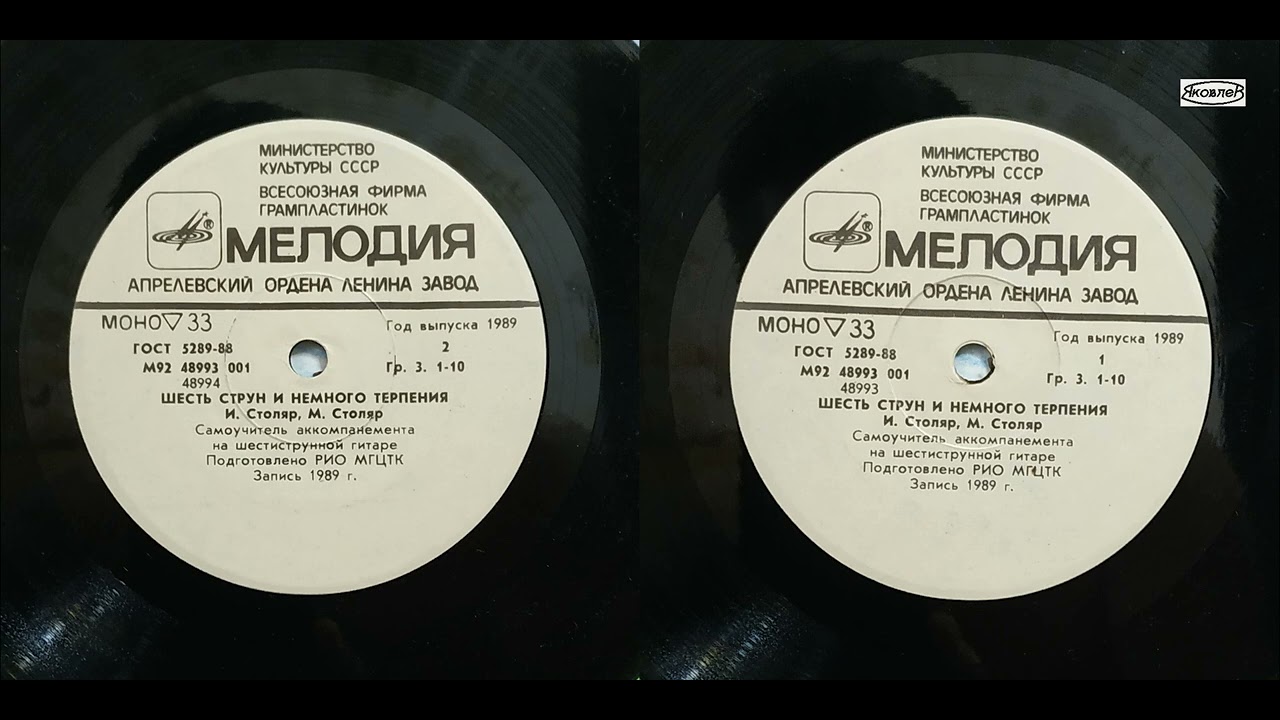 1989 год Шесть струн и немного терпения М92 48993 001