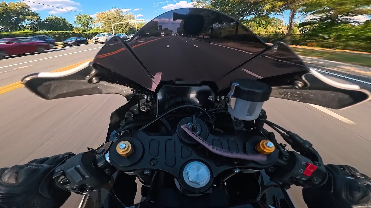 A Lil Pure Ride on the YAMAHA R7! (Toce Full System Exhaust)