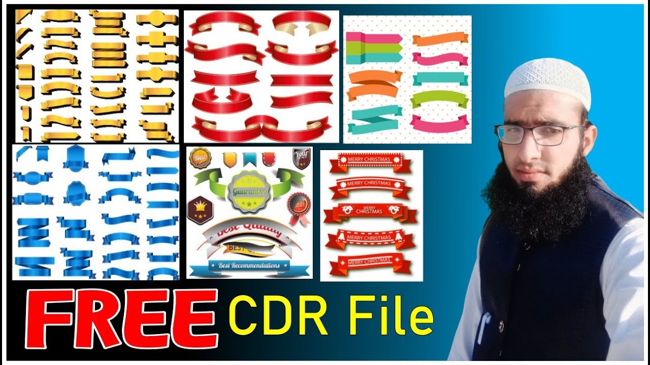 Free Download of Ribbon Vector CDR File