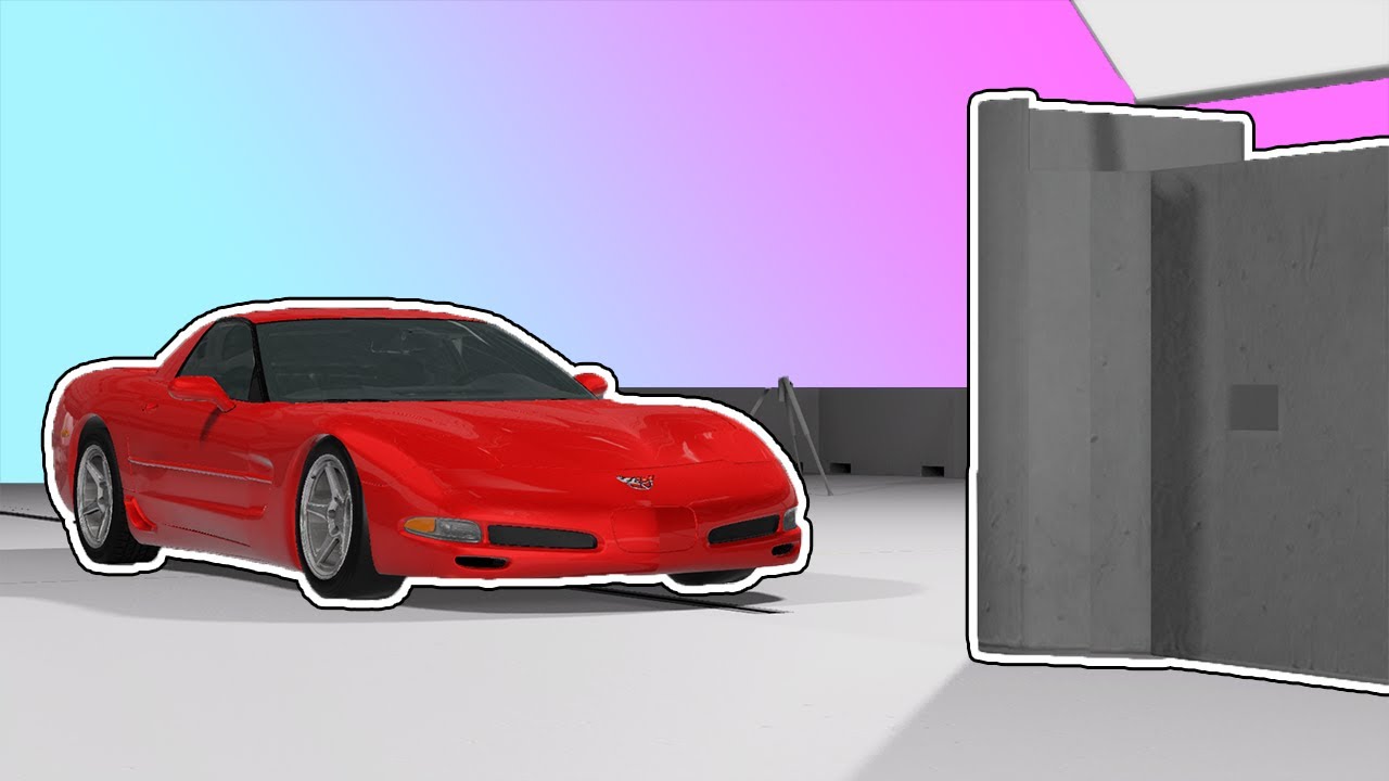 Chevy Corvette Crash Test | Varied Crash Tests #42
