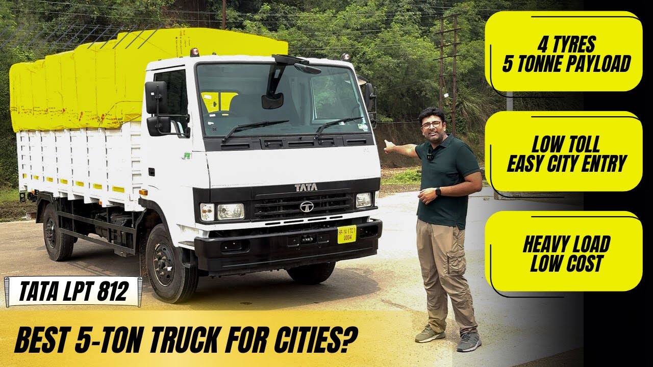 Tata LPT 812 4-Tyre Truck Review | Best Payload Truck for City & Business