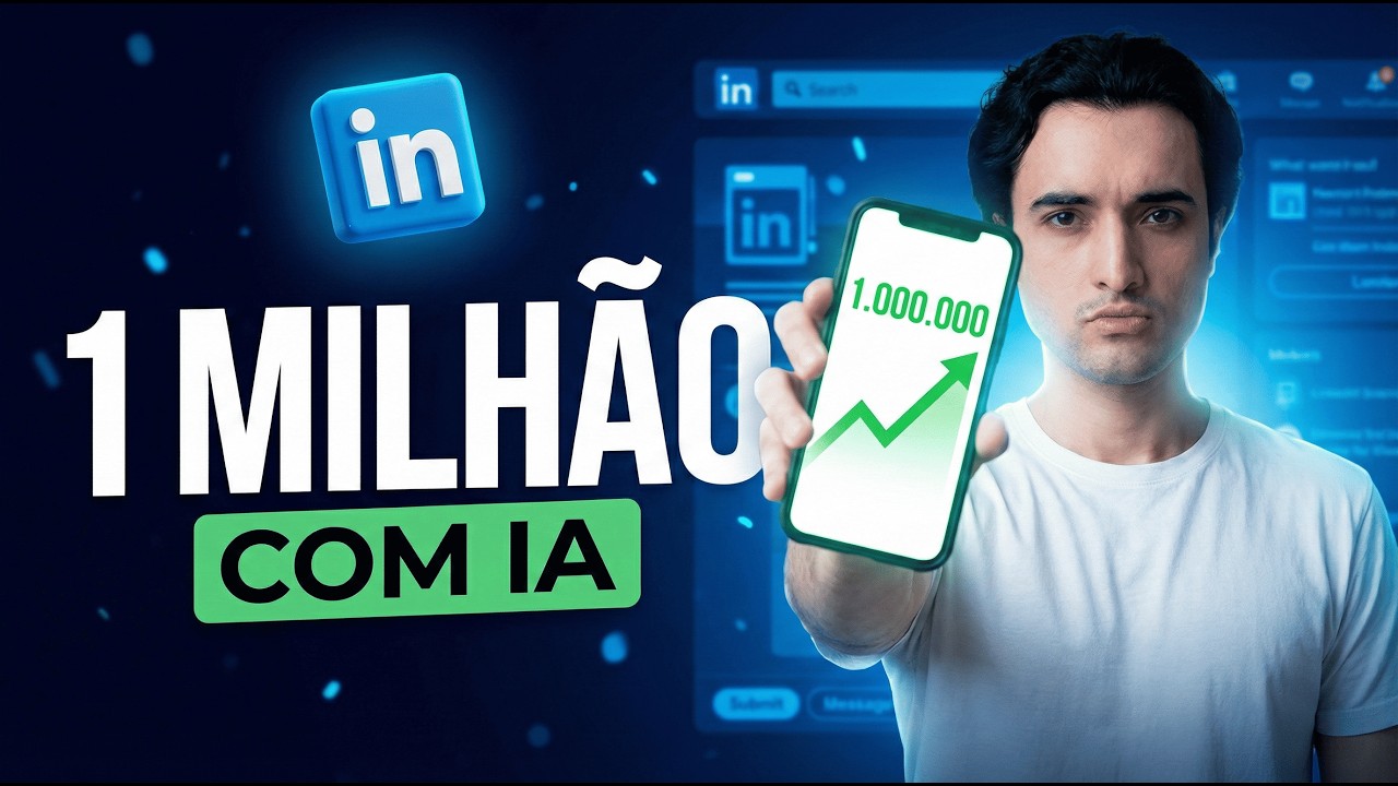 Foi isso que fiz para bater 1 MILHÃO de IMPRESSÕES no LINKEDIN usando IA