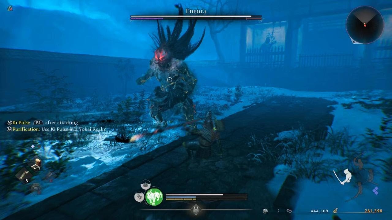 Nioh 3 Enenra Boss Fight