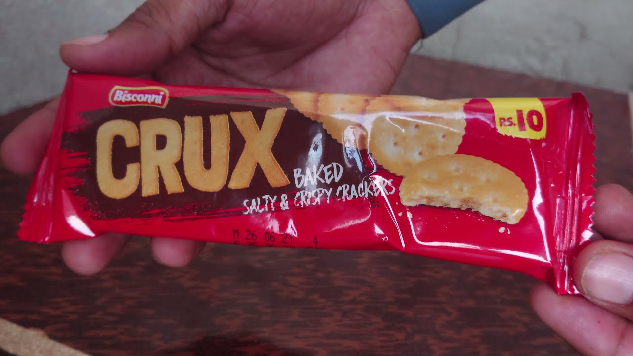 Bisconni CRUX salty & crispy crackers salt biscuit