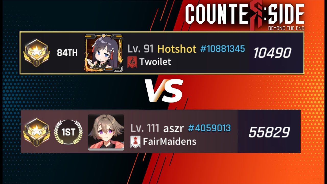CounterSide PVP - Defeating the Rank 1 Global Player | Fight Breakdown and Analysis