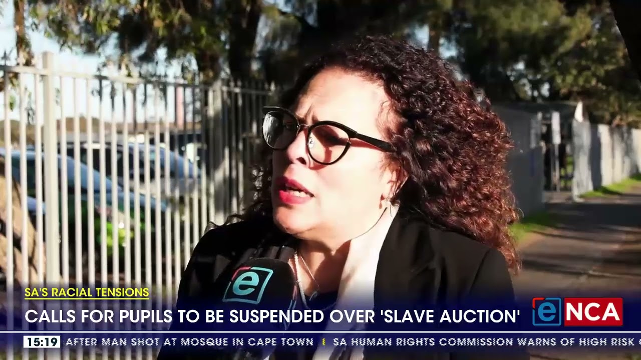 Calls for pupils to be suspended over 'slave auction'