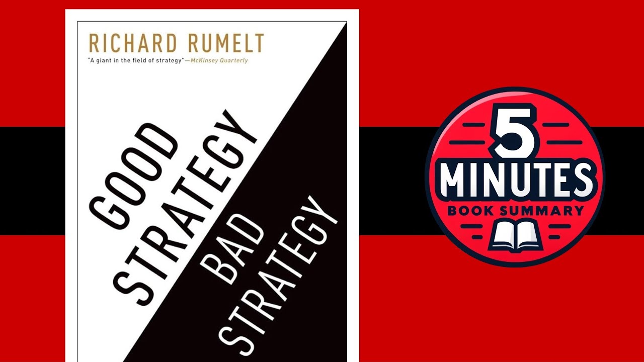 Good Strategy Bad Strategy by Richard Rumelt | 5 minutes Book Summary