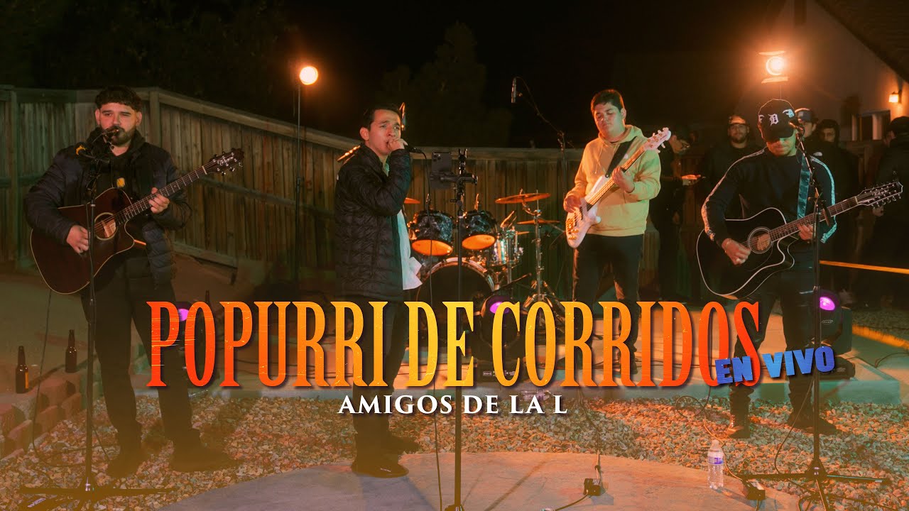 Los Amigos De La L - Popurri De Corridos (En Vivo)